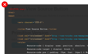 view source button